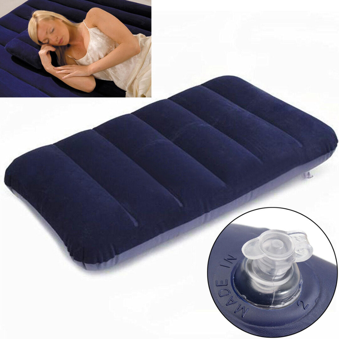 KPL Travel Outdoor Comfortable Protect Head Neck Inflatable Air Pillow Cushion New
